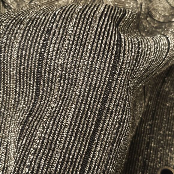 Alfred Dunner Gold and Black Button Down Shirt - Picture 11 of 11